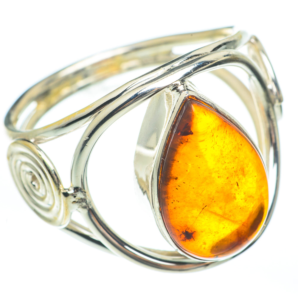Baltic Amber Rings handcrafted by Ana Silver Co - RING61751