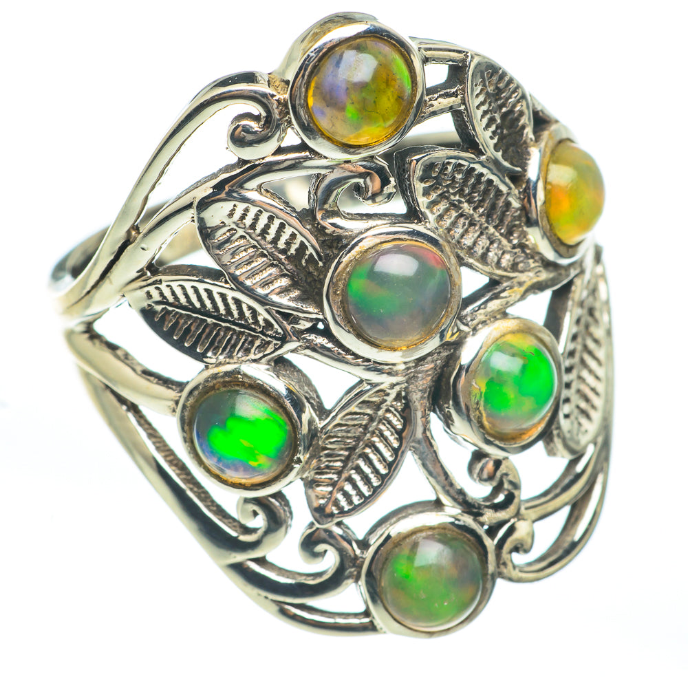 Ethiopian Opal Rings handcrafted by Ana Silver Co - RING61760