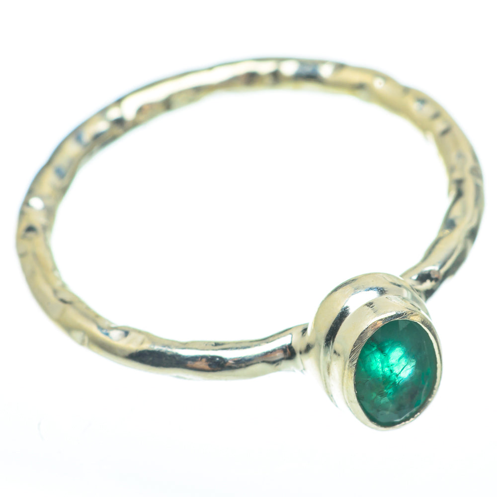 Zambian Emerald Rings handcrafted by Ana Silver Co - RING61766