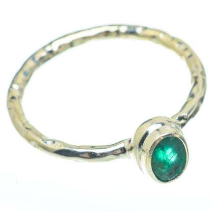 Zambian Emerald Rings handcrafted by Ana Silver Co - RING61766