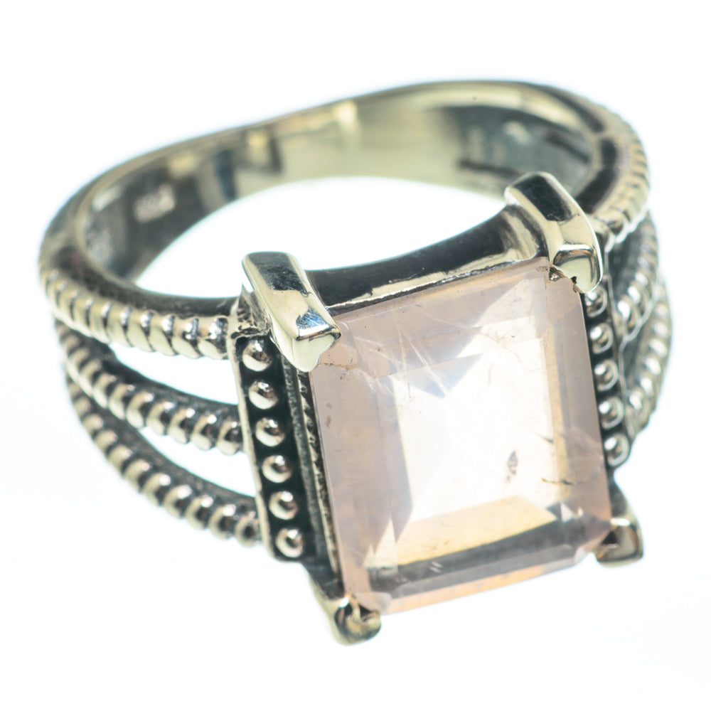 Rose Quartz Rings handcrafted by Ana Silver Co - RING61773