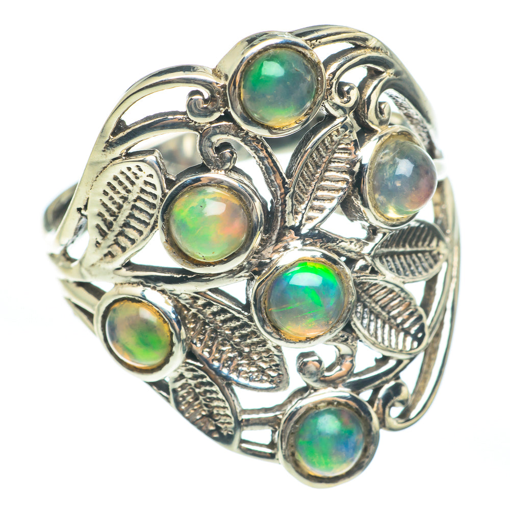 Ethiopian Opal Rings handcrafted by Ana Silver Co - RING61778