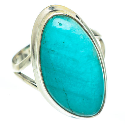 Peruvian Amazonite Rings handcrafted by Ana Silver Co - RING61781