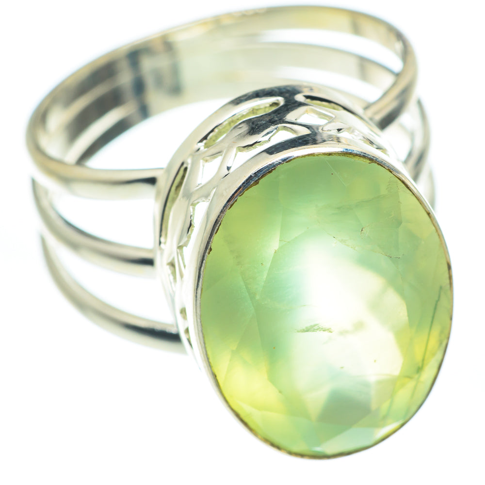 Prehnite Rings handcrafted by Ana Silver Co - RING61783