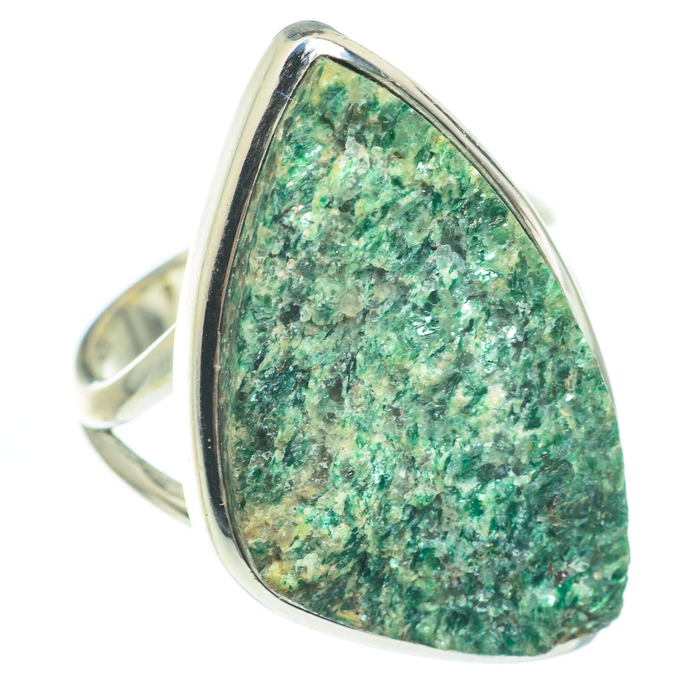 Green Fuchsite Rings handcrafted by Ana Silver Co - RING61784