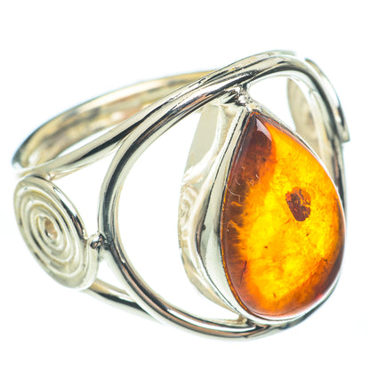 Baltic Amber Rings handcrafted by Ana Silver Co - RING61786