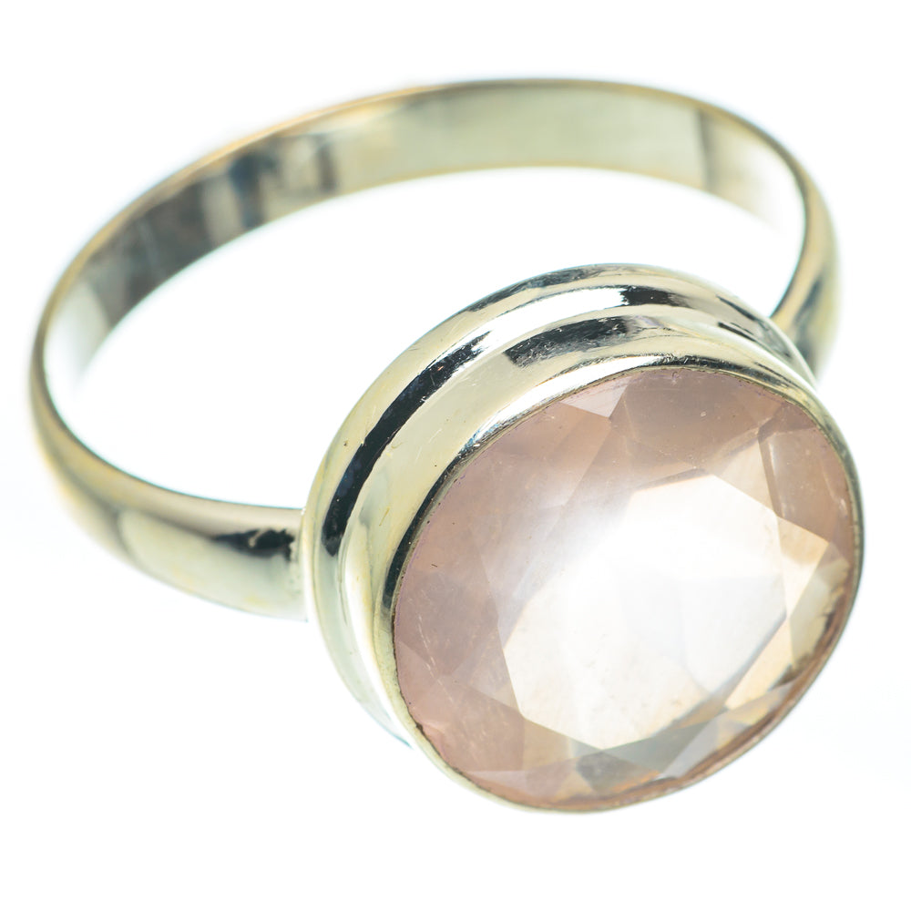 Rose Quartz Rings handcrafted by Ana Silver Co - RING61789