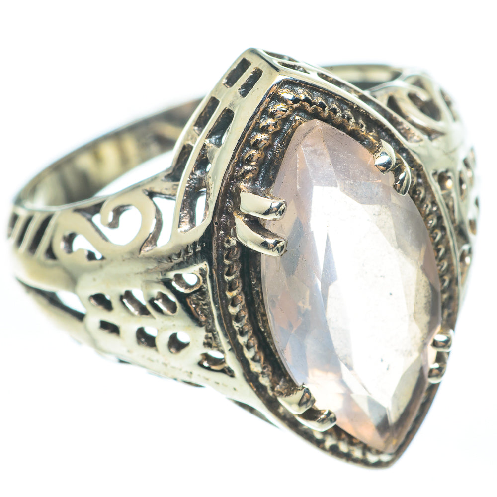Rose Quartz Rings handcrafted by Ana Silver Co - RING61790