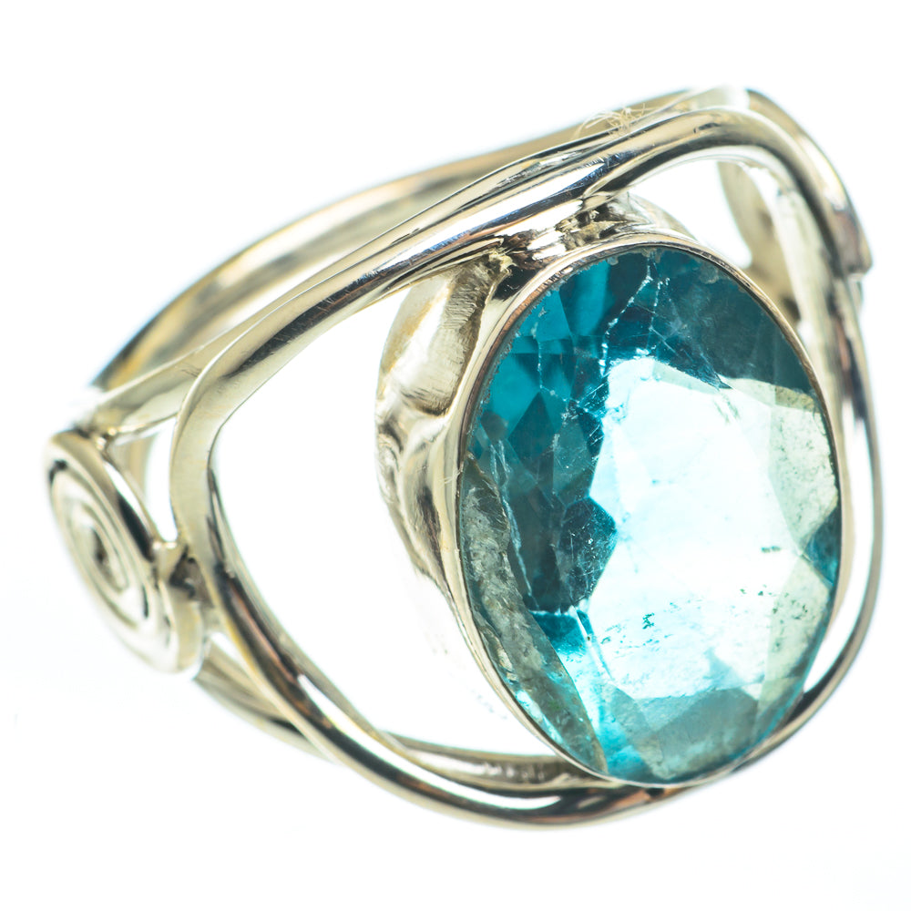 Blue Topaz Rings handcrafted by Ana Silver Co - RING61797