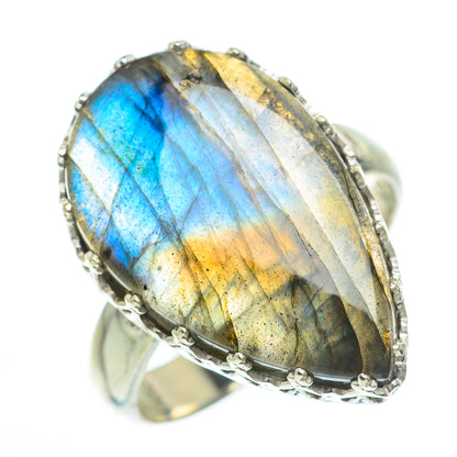 Labradorite Rings handcrafted by Ana Silver Co - RING61813