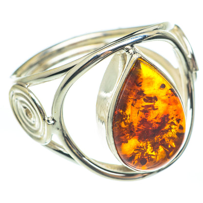 Baltic Amber Rings handcrafted by Ana Silver Co - RING61818
