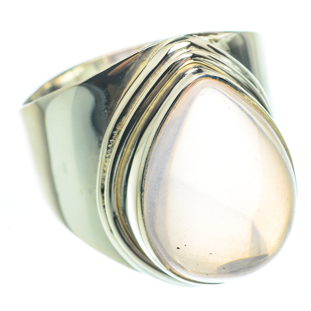 Rose Quartz Rings handcrafted by Ana Silver Co - RING61834