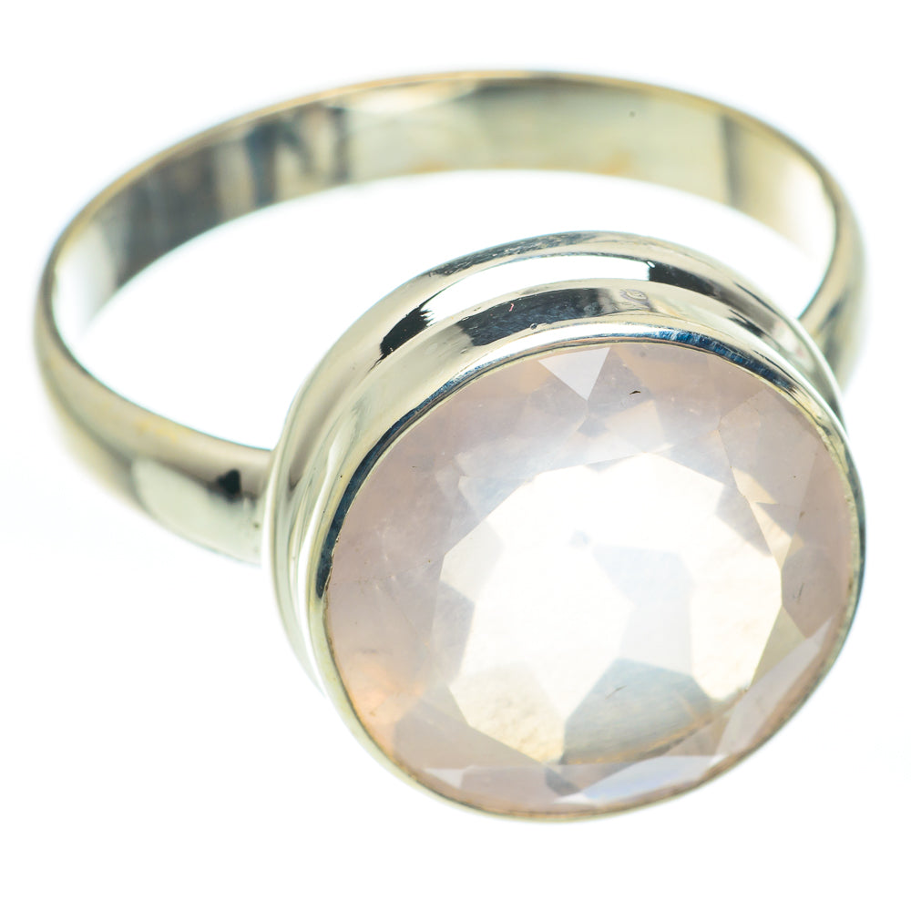 Rose Quartz Rings handcrafted by Ana Silver Co - RING61835