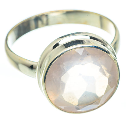 Rose Quartz Rings handcrafted by Ana Silver Co - RING61835