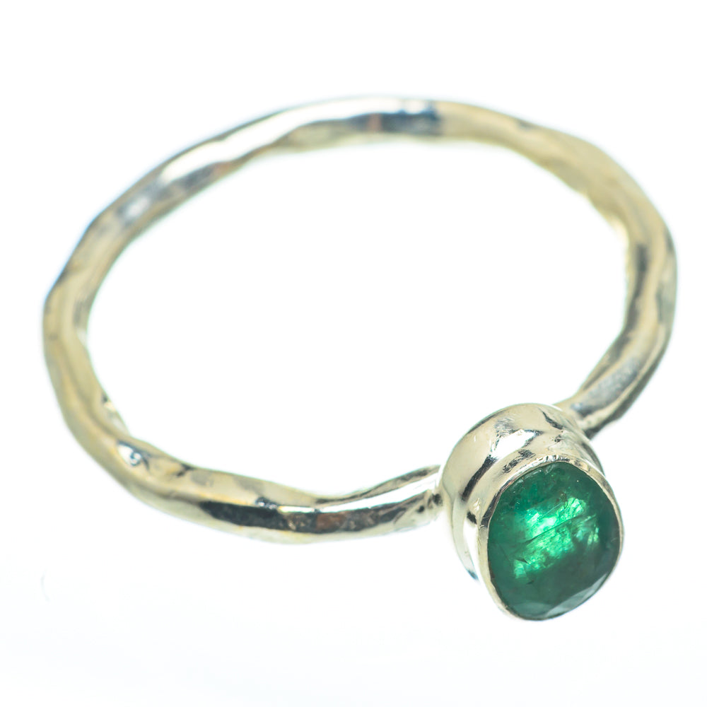 Zambian Emerald Rings handcrafted by Ana Silver Co - RING61848
