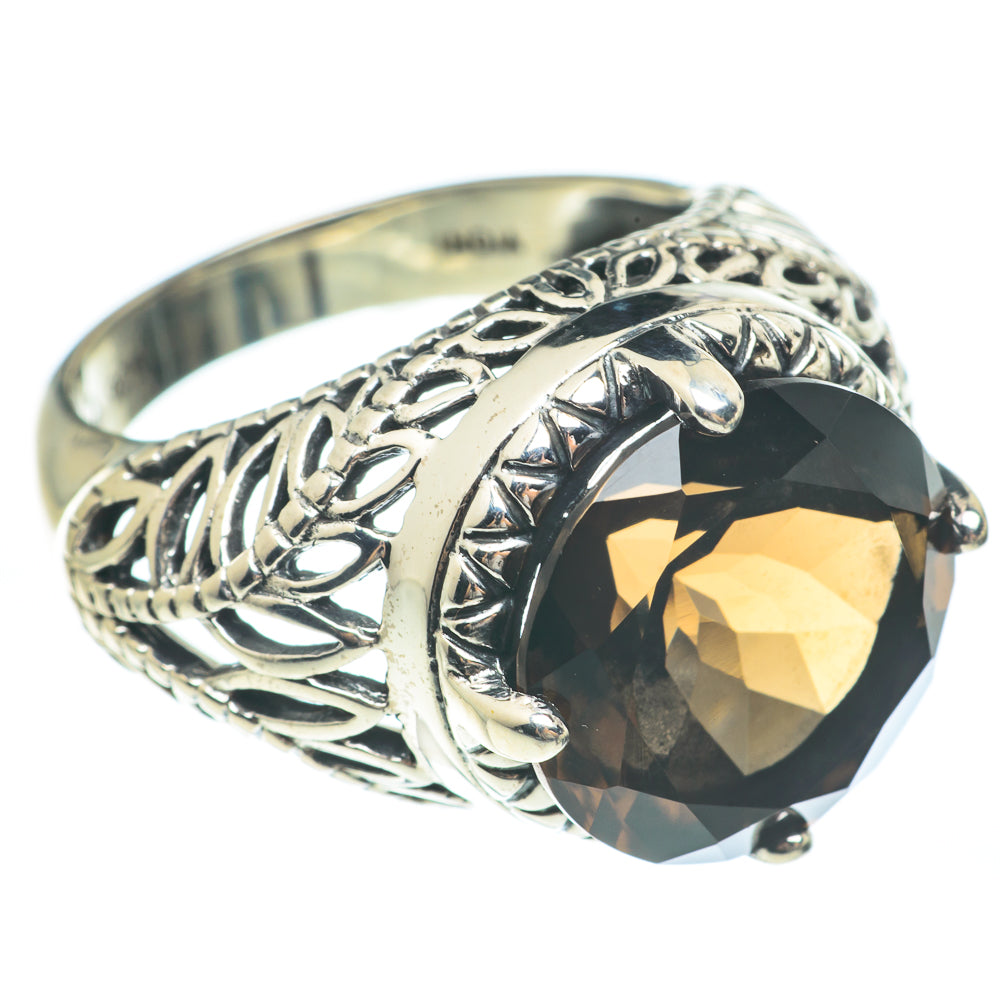 Smoky Quartz Rings handcrafted by Ana Silver Co - RING61851