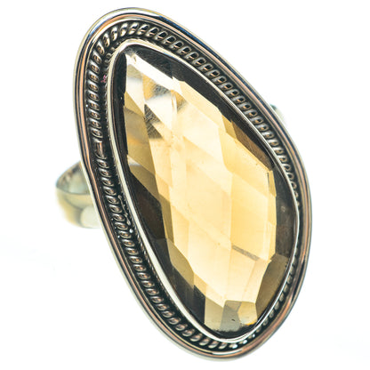 Smoky Quartz Rings handcrafted by Ana Silver Co - RING61854