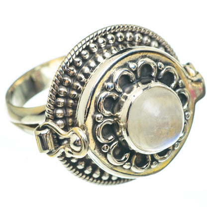 Rainbow Moonstone Rings handcrafted by Ana Silver Co - RING61865