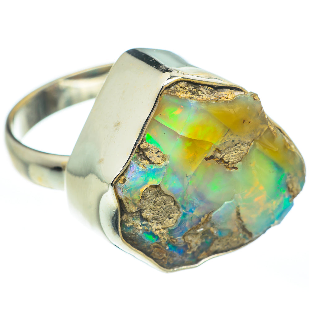 Ethiopian Opal Rings handcrafted by Ana Silver Co - RING61867