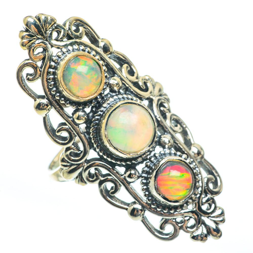 Ethiopian Opal Rings handcrafted by Ana Silver Co - RING61868
