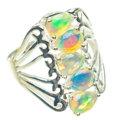 Ethiopian Opal Rings handcrafted by Ana Silver Co - RING61869