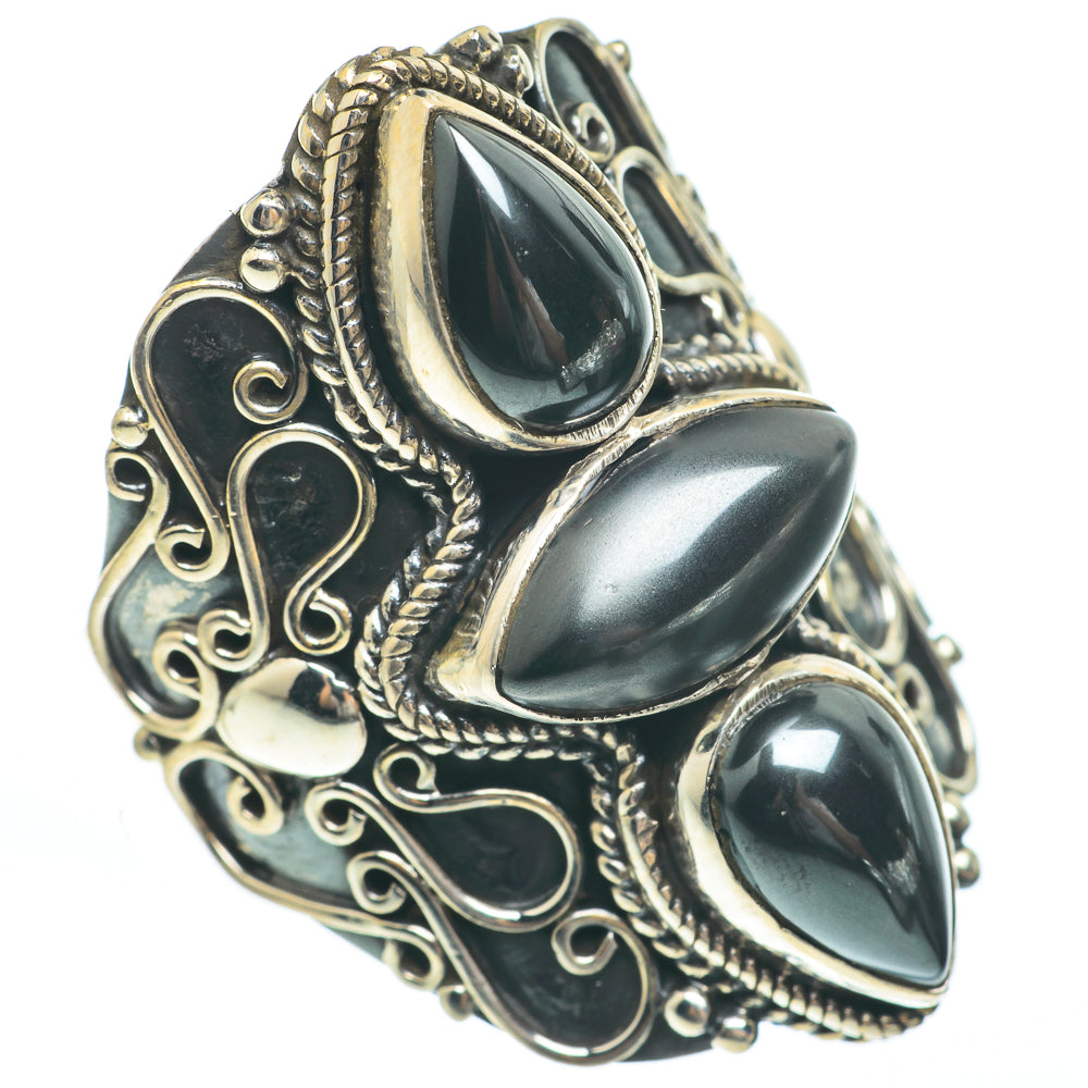 Hematite Rings handcrafted by Ana Silver Co - RING61873