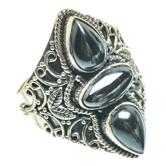 Hematite Rings handcrafted by Ana Silver Co - RING61875