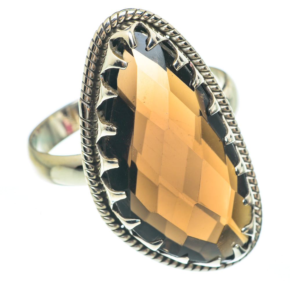 Smoky Quartz Rings handcrafted by Ana Silver Co - RING61883