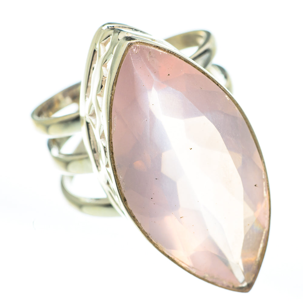 Rose Quartz Rings handcrafted by Ana Silver Co - RING61888