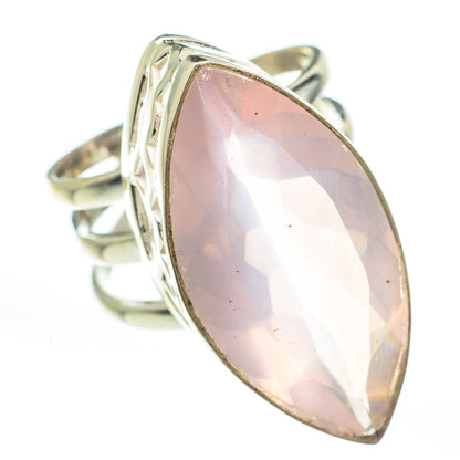 Rose Quartz Rings handcrafted by Ana Silver Co - RING61888