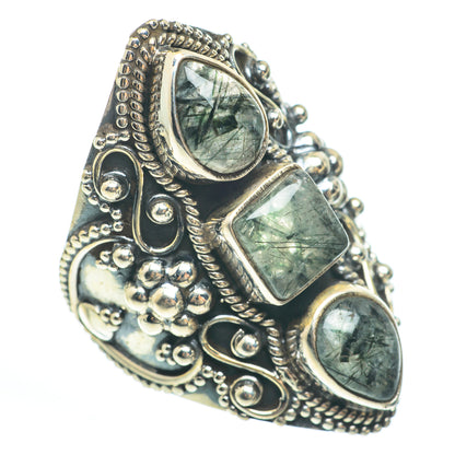 Tourmalinated Quartz Rings handcrafted by Ana Silver Co - RING61892