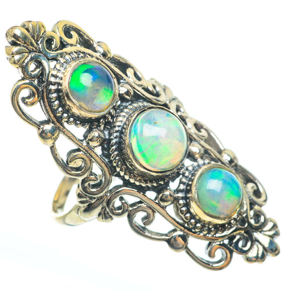 Ethiopian Opal Rings handcrafted by Ana Silver Co - RING61898