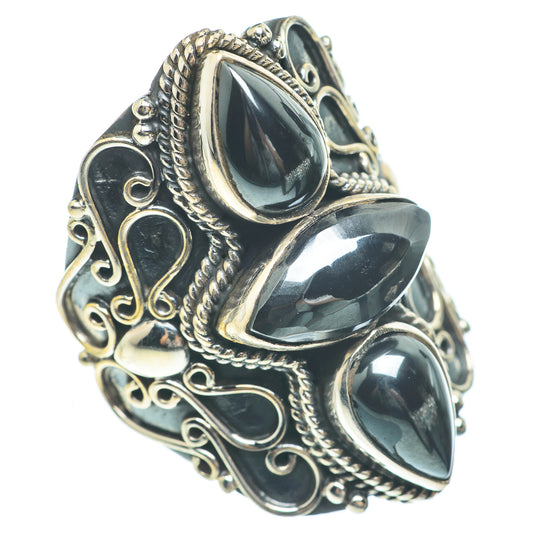 Hematite Rings handcrafted by Ana Silver Co - RING61901