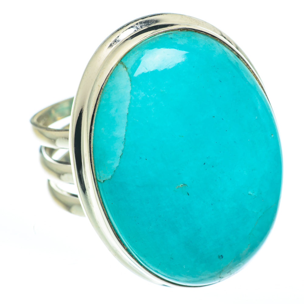 Peruvian Amazonite Rings handcrafted by Ana Silver Co - RING61905