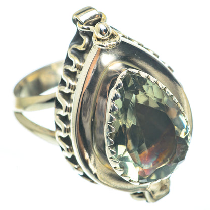 Green Amethyst Rings handcrafted by Ana Silver Co - RING61908