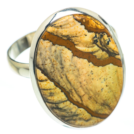 Picture Jasper Rings handcrafted by Ana Silver Co - RING61909