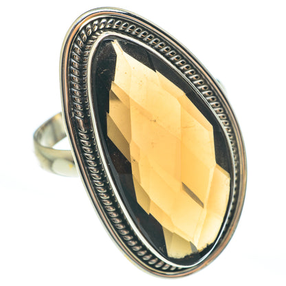 Smoky Quartz Rings handcrafted by Ana Silver Co - RING61911
