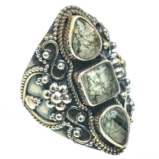Tourmalinated Quartz Rings handcrafted by Ana Silver Co - RING61915