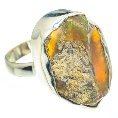 Ethiopian Opal Rings handcrafted by Ana Silver Co - RING61918