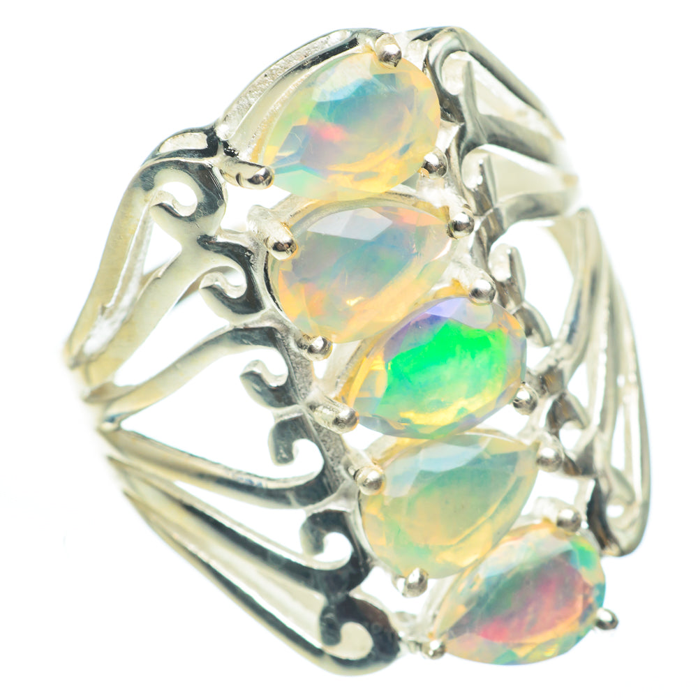Ethiopian Opal Rings handcrafted by Ana Silver Co - RING61919
