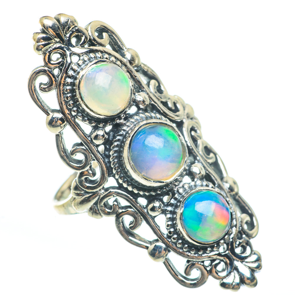 Ethiopian Opal Rings handcrafted by Ana Silver Co - RING61920