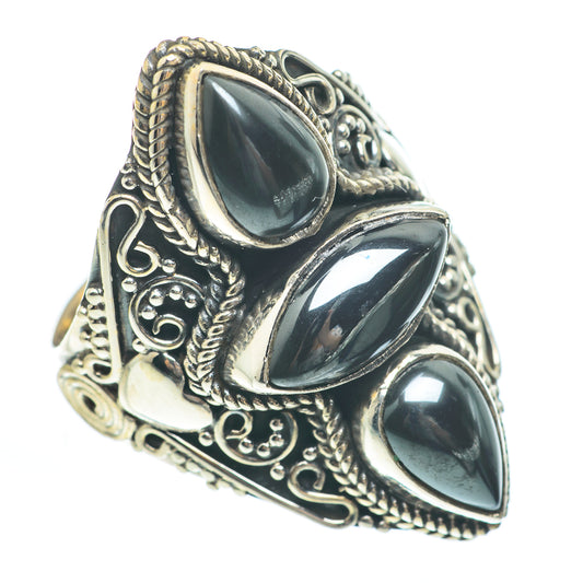 Hematite Rings handcrafted by Ana Silver Co - RING61921