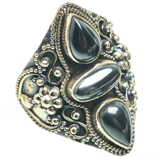 Hematite Rings handcrafted by Ana Silver Co - RING61923