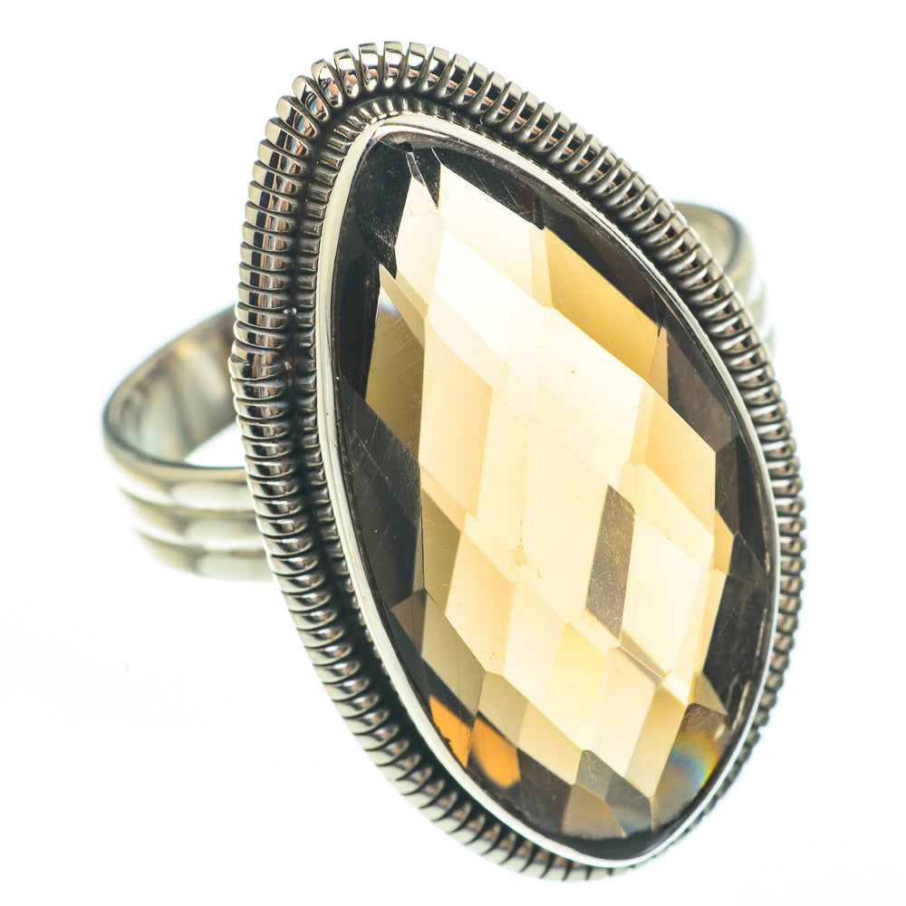 Smoky Quartz Rings handcrafted by Ana Silver Co - RING61931