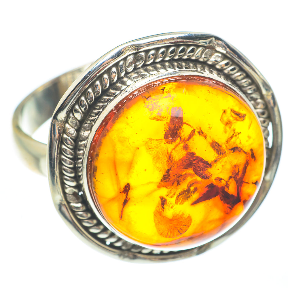Baltic Amber Rings handcrafted by Ana Silver Co - RING61933
