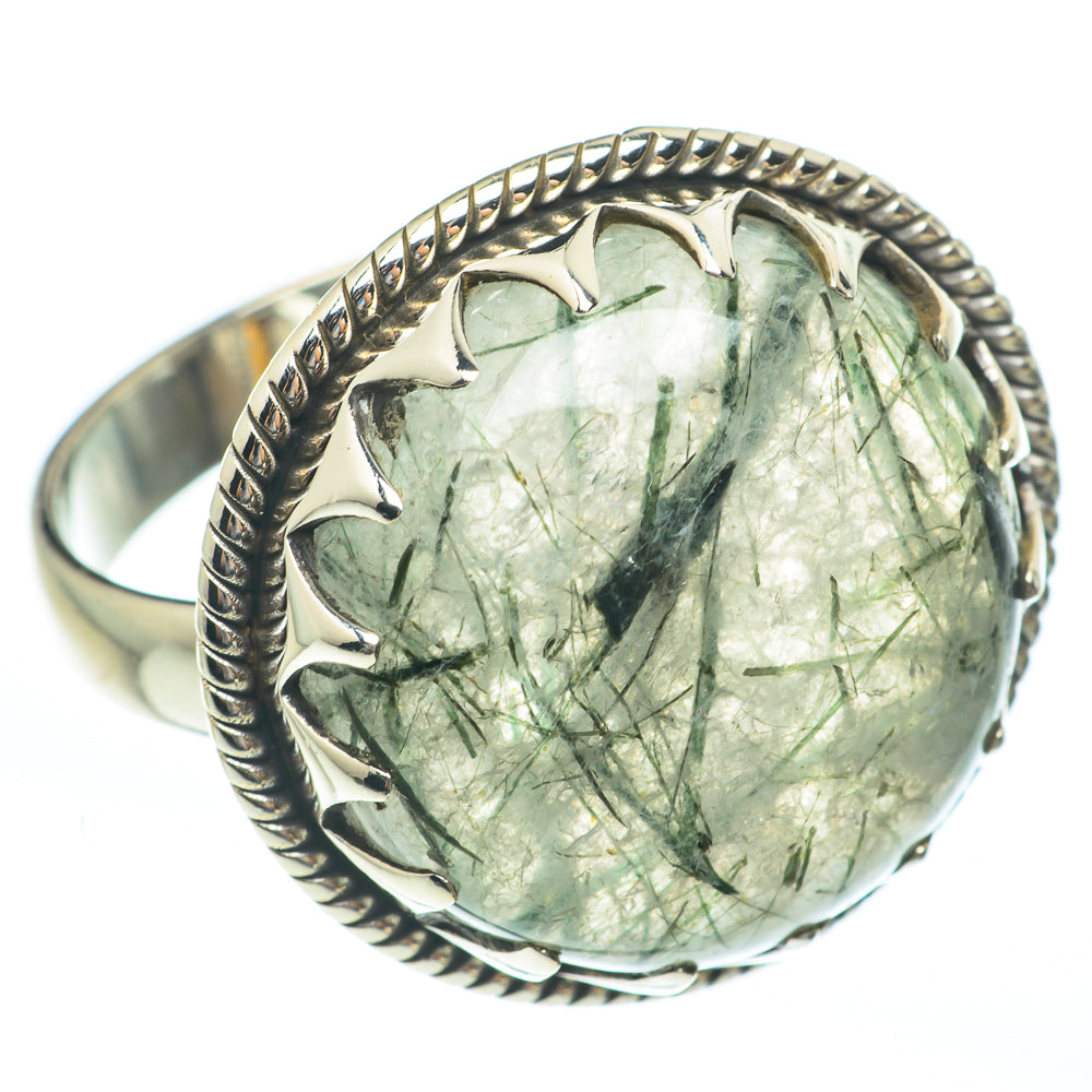 Tourmalinated Quartz Rings handcrafted by Ana Silver Co - RING61938
