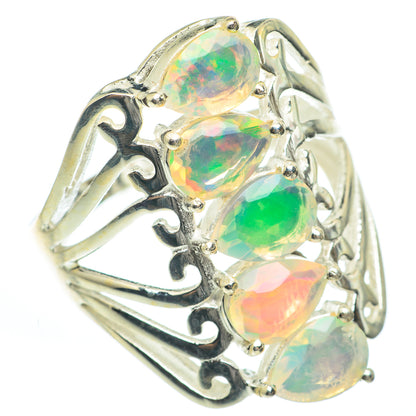 Ethiopian Opal Rings handcrafted by Ana Silver Co - RING61941