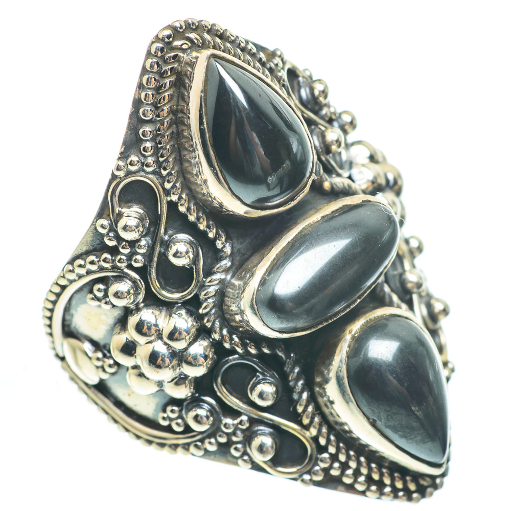 Hematite Rings handcrafted by Ana Silver Co - RING61942