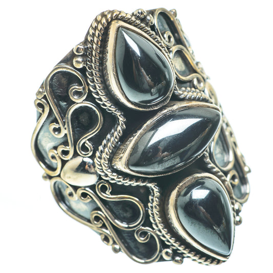 Hematite Rings handcrafted by Ana Silver Co - RING61944
