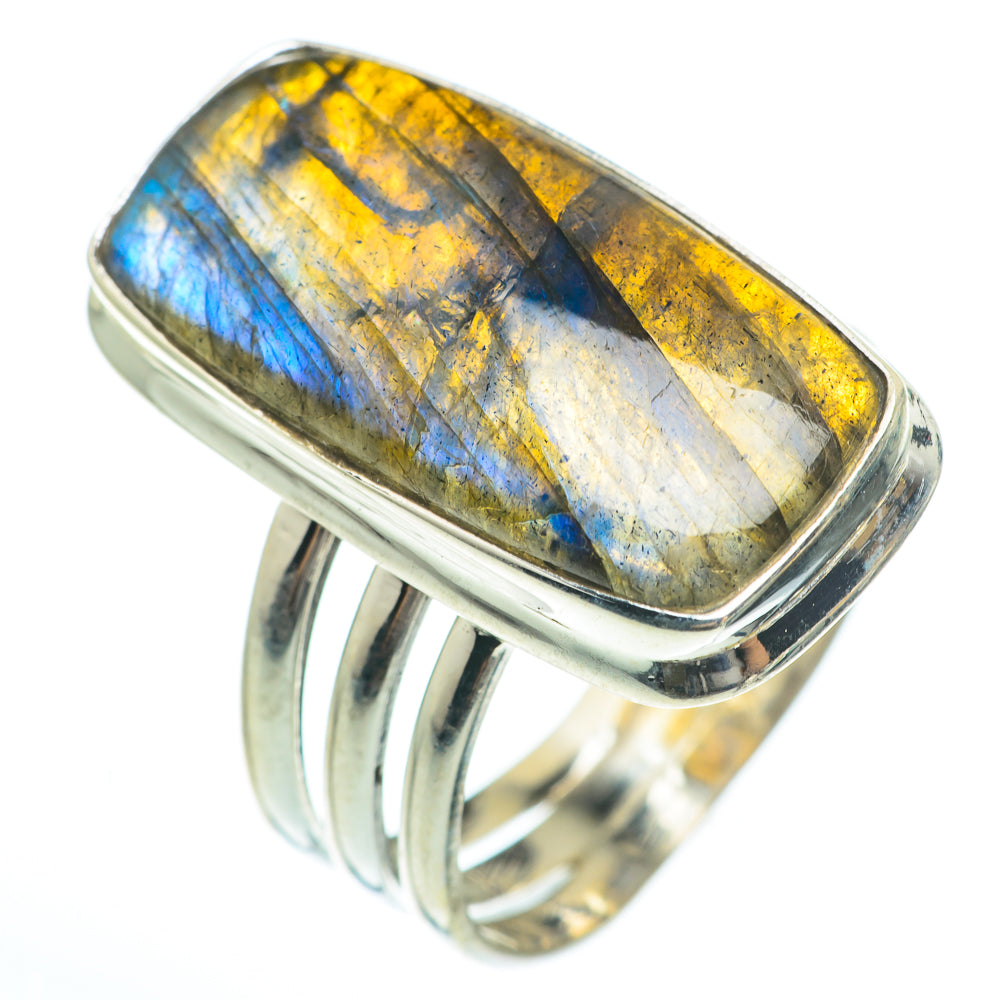 Labradorite Rings handcrafted by Ana Silver Co - RING61946